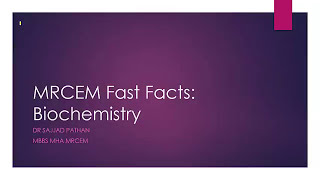 MRCEM Part A BIOCHEMISTRY FRCEM EmergencyMedicine EM MRCEM FRCEMPrimary [upl. by Botzow183]