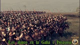 Histórico📜  🏇🏹La historia de los alanos en la Galia e Hispania🌍🗡 [upl. by Nemlaz487]