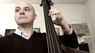 Practicing Boplicity theme at Double Bass [upl. by Lubet]