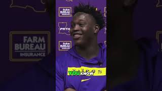 Emery Jones On This Years DLine Also LSU O Line Nickname shorts [upl. by Eirrek]