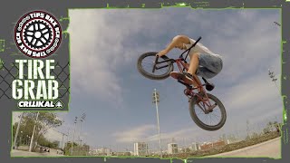 BMX COMO HACER TIRE GRAB  BMX PARA PRINCIPIANTES [upl. by Ahtreb491]