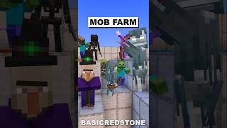 Mob Farm in Minecraft minecraft shorts [upl. by Ahsiemak441]