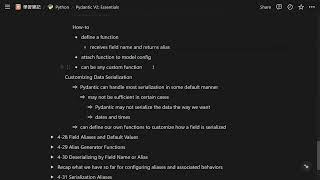 【Pydantic V2 Essentials】Week 4  Field Aliasing Serialization and Deserialization（上） [upl. by Eiten742]