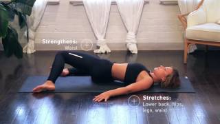 How to do a Lying Hip Rotation stretch [upl. by Ppik176]