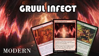 Is Gruul infect secretly BROKEN with Leyline of Resonance  Modern  MTGO [upl. by Jemy]