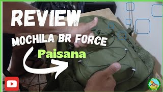 REVIEW  MOCHILA BR FORCE PAISANA EXCELENTE CUSTO BENEFÍCIO [upl. by Neetsirhc]