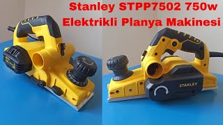 Stanley STPP7502 750w Elektrikli Planya Makinesi Kutu Açılışı İnceleme Kullanım [upl. by Amaerd]