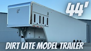 Dirt Late Model 44 Race Trailer 2024 inTech [upl. by Defant]