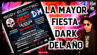 🦇 La MAYOR FIESTA DARK del AÑO en Madrid  BODY ELECTRIC TARDEO FEST  Hablamos con Carlos y Raven [upl. by Salokcin]