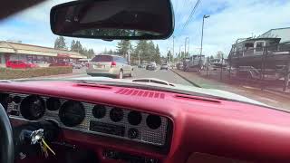 1977 Pontiac Trans Am 66 Driving Video [upl. by Whorton]