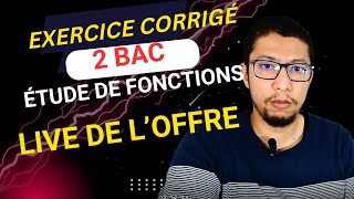 exercice corrigé étude de fonction 2 bac pc svt ste  حصة من العرض [upl. by Fionnula]