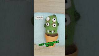 Easy Needle Felting Eye Plant Edition  A StepbyStep Guide diy needlefelting crafts stepbystep [upl. by Antonin]