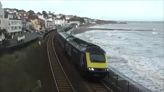 Trains at Dawlish amp Starcross 141114 [upl. by Heins]