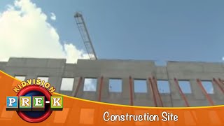 Construction Site  Virtual Field Trip  KidVision PreK [upl. by Aihsotan]