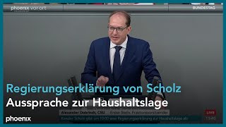 Aussprache zur Regierungserklärung von Olaf Scholz zur Haushaltslage am 281123 [upl. by Soracco]