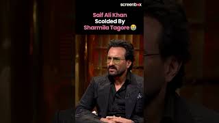 Koffee With Karan Season 8 Saif Ali Khan Scolded By Sharmila Tagore Leaves Karan Johar In Splits [upl. by Ojillek]