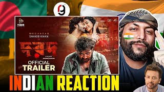 DOROD দরদ  Official Trailer  Shakib Khan Sonal Chauhan Anonno Mamun  INDIAN REACTION BY RG [upl. by Cherye]