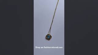 David Yurman 18k gold topaz pendant necklace consignment davidyurman topaz [upl. by Smitt800]