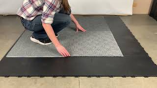 Use Our Waterproof PVC StayLock Floor Tiles for a Basement Subfloor [upl. by Utas]