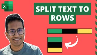 Split Text to Rows in Excel 3 Easy Ways [upl. by Vez143]