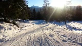 Sulla pista da slittino più lunga in Trentino [upl. by Sudoeht]