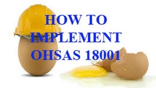 ISO 45001 implementation  OHSAS 18001 Implementation  ISO 45001 trainingosh whshealth and safety [upl. by Hillie78]