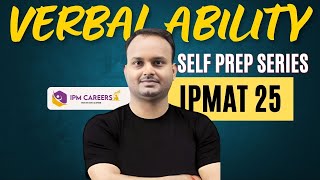 IPMAT 2025 Verbal Ability  Idioms amp Phrases  Selfprep series [upl. by Robinette257]