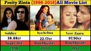 Preity Zinta 19982018 all movie list  Preity Zinta ki sabhi film list I Bollywood movies [upl. by Iz]