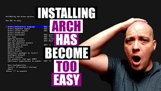 Arch Linux One Of The Easiest Distros To Install [upl. by Okir]