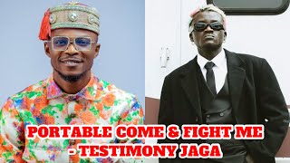 TESTIMONY JAGA CHALLENGED PORTABLE TO A FIGHT FOR SLAPPING A PASTOR AT ODOGWU BAR [upl. by Sudoeht]