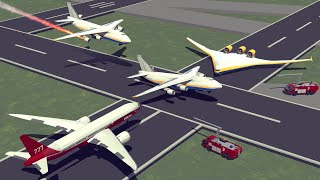 Runway Collisions amp Airport Accidents 5  Besiege [upl. by Alikam]