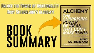 Alchemy by Rory Sutherland Free Summary Audiobook [upl. by Veleda]