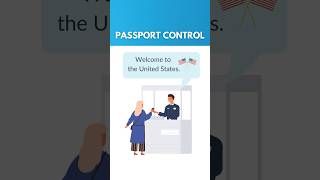 English conversation at the airport  Passport control [upl. by Cordeelia]