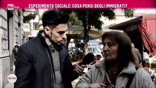 Esperimento sociale cosa pensi degi immigrati  Nemo  Nessuno Escluso 09112017 [upl. by Eiramyelhsa301]