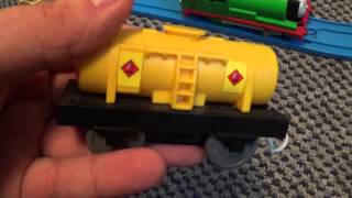 ThomasZoey3000 Productions Tomy Percy and Trucks Review [upl. by Fredericka]