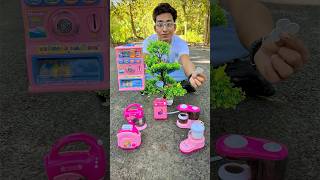 Satisfying With Unboxing Review Toys mini Kitchen Toy set Unboxing Coffee Machine Blender Mixer [upl. by Meeker25]