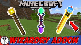 Minecraft ARCANE WIZARDRY Addon MCPEXboxBedrock [upl. by Inaluahek774]