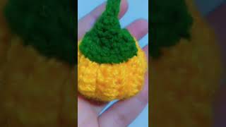 Crochet pumpkin keychain trending youtubeshorts gift crochet viralvideo pumpkin [upl. by Sugihara638]