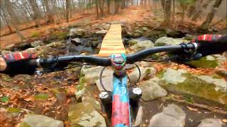 Shaupeneak Ridge Hudson Valley NY MTB descent 2023 [upl. by Jedd]