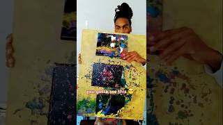 🤯 Mind Blowing Polyptych Art perkiespocket shortsviral artist acrylicpainting art story music [upl. by Dag521]