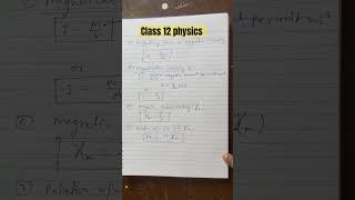 Class 12 physics magnetism and matter [upl. by Ailenroc112]