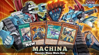 New MACHINA Deck Phoenix Blaze Main Box YuGiOh Duel Links [upl. by Enelyak]