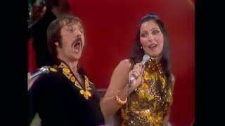 Sonny and Cher singing Love grows where my Rosemary goes and Where you lead I will follow 1971 [upl. by Eniak]