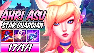 STAR GUARDIAN AHRI MID FULL AP GAMEPLAY  AHRI ASU REWORK  League of Legends [upl. by Jeffry809]