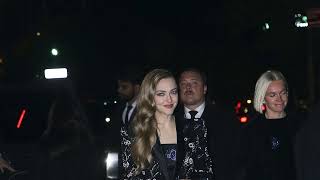 Amanda Seyfried Attends the Giorgio Armani Show in New York [upl. by Akiehsal]