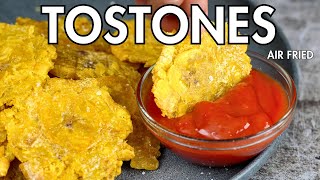 Crispy amp Easy Air Fryer Tostones The Ultimate Plantain Recipe [upl. by Sivam804]