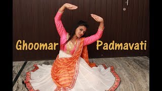 Padmavati  Ghoomar Song  Dance Cover  Deepika Padukone [upl. by Deerc]