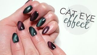 Efekt CAT EYE ♦ proste zdobienie hybrydowe ♦ NeoNail [upl. by Iveson]