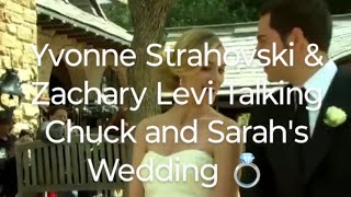 Chuck vs the Cliffhanger Interview Yvonne Strahovski amp Zachary Levi talk Chuck amp Sarahs Wedding 💍 [upl. by Patty]