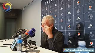 Cape Town Spurs coach Ernst Middendorp happy with the 1️⃣➖️1️⃣ draw with Orlando Pirates [upl. by Sayce822]